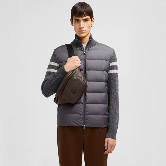 몽클레어 남성 클루니 패치 로고 다운 패딩 - Moncler Mens Down Padding - moc2521x