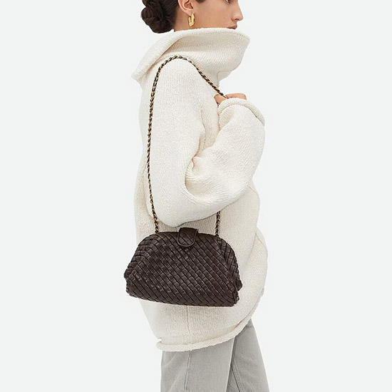 보테가 베네타 미니 로렌 1980 체인 클러치 폰단트 804038 - Bottega Veneta Mini Lauren 1980 Chain Clutch