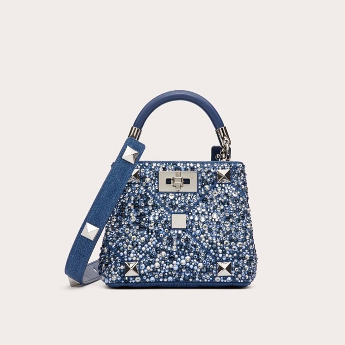 발렌티노 여성 가라바니 스터드 토트백 - Valentino Womens Garawani Stud Bag