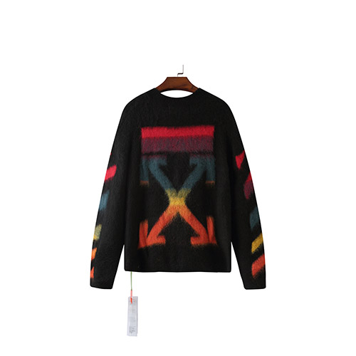남녀 공용 커플룩 고품질 OFFWHITE 모헤어 스웨터 305